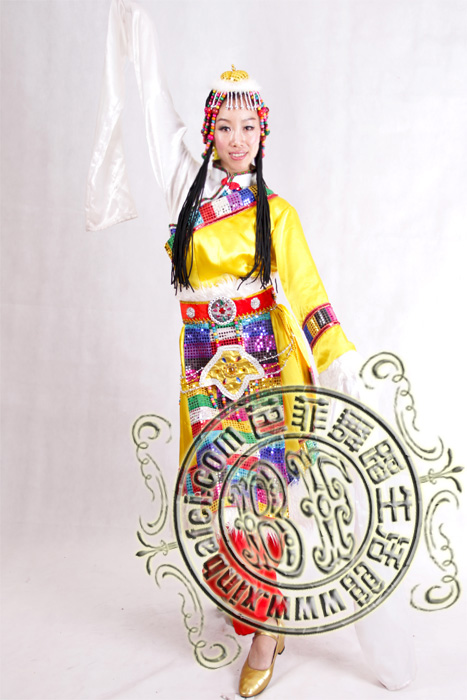 天山雪莲藏族服装