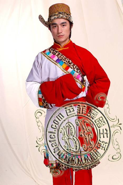 藏族红白男士