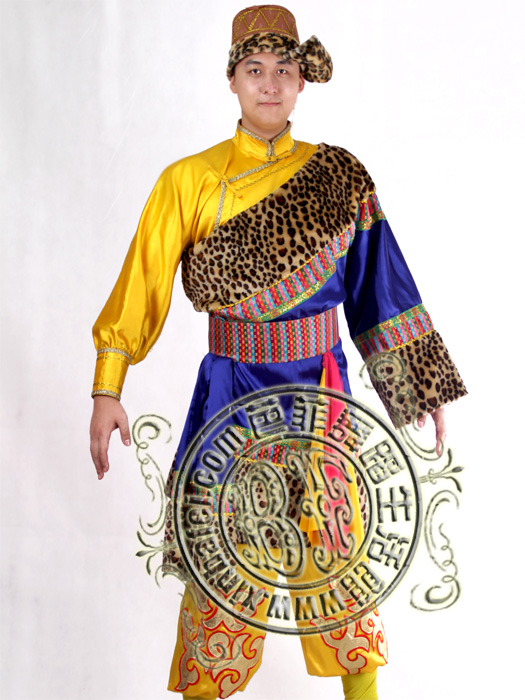 藏族男装 （黄蓝）