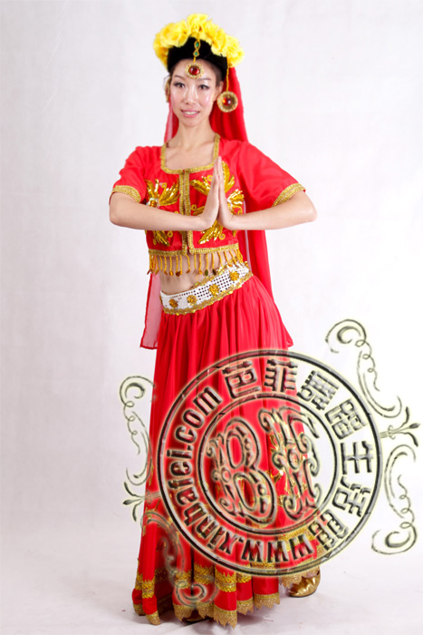 红新疆 新疆舞蹈服装