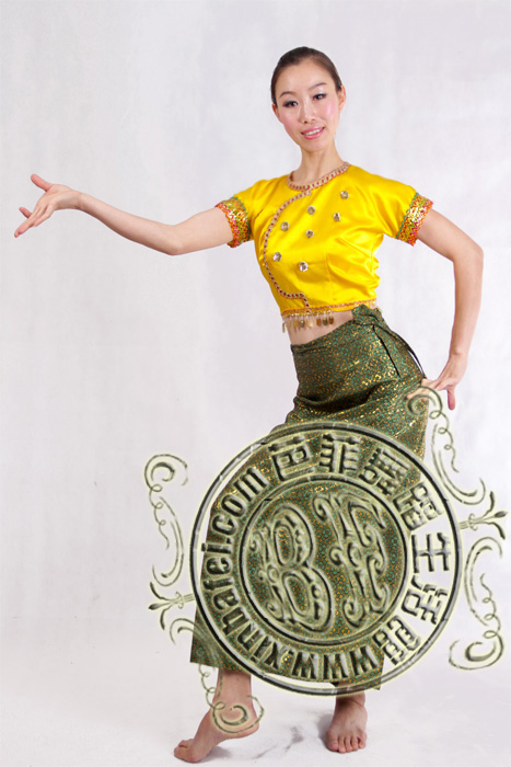黄半袖 傣族舞蹈演出