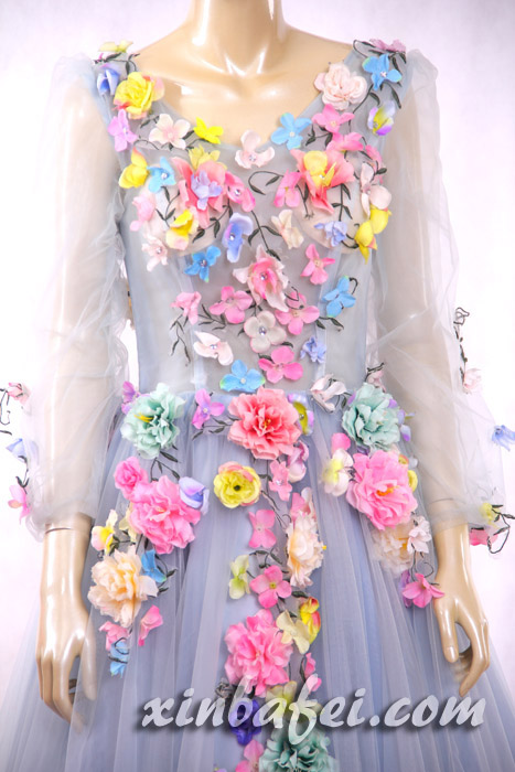 花仙子晚礼服