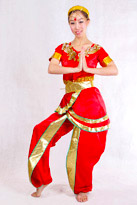 彩色印度服装
